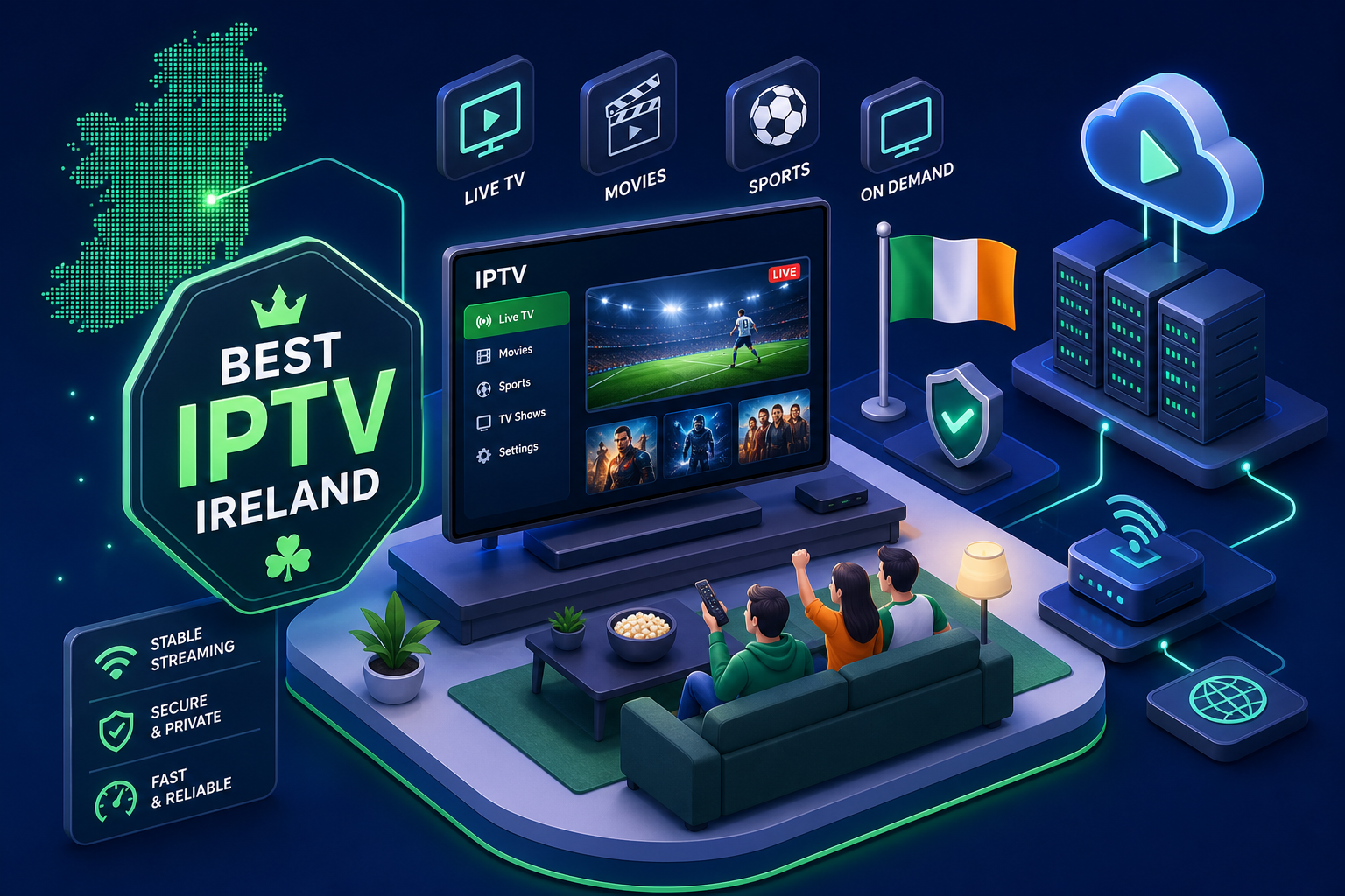 Best IPTV Ireland 2026: Top Picks & Guide | Emerald IPTV Ireland