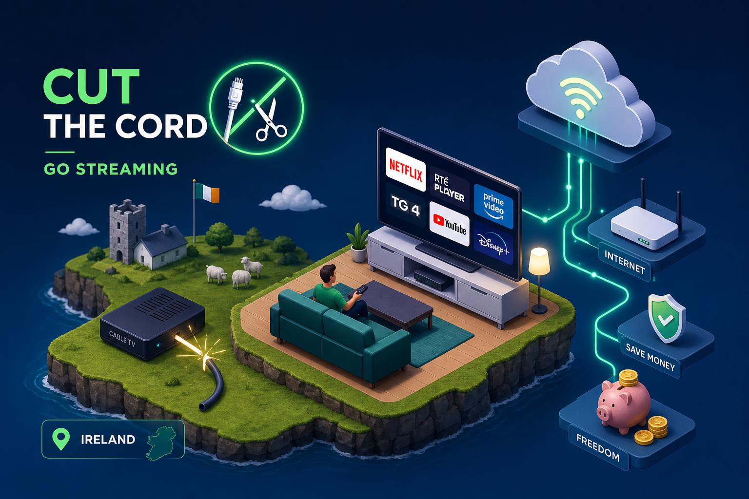 Cut the Cord in Ireland 2026 | Switch to IPTV & Save Monthly
